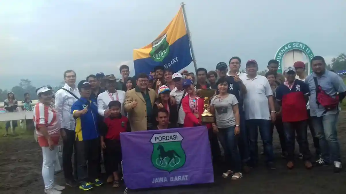 Jabar Juara Umum Kejurnas Pacuan Kuda 2016