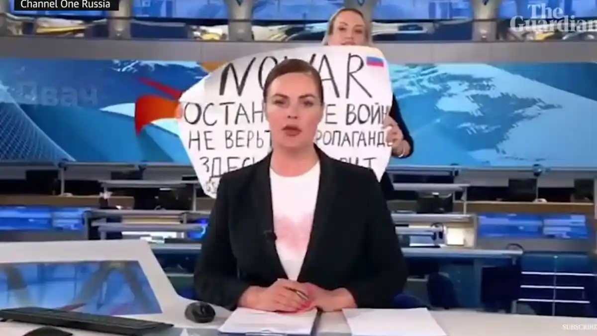 Interupsi Siaran Langsung, Ini Pengakuan Editor TV Pemerintah Rusia: Saya Malu Ceritakan Kebohongan