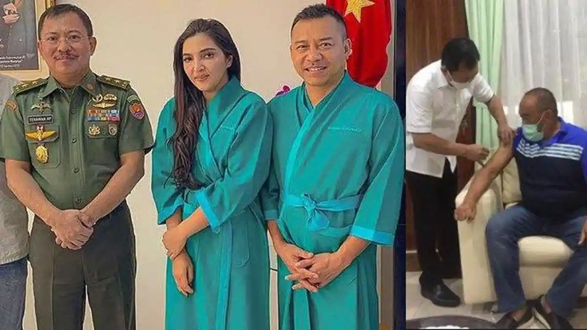 Anang-Ashanty Diambil Sampel Darah, Terawan Suntikkan Vaksin Nusantara ke Ical
