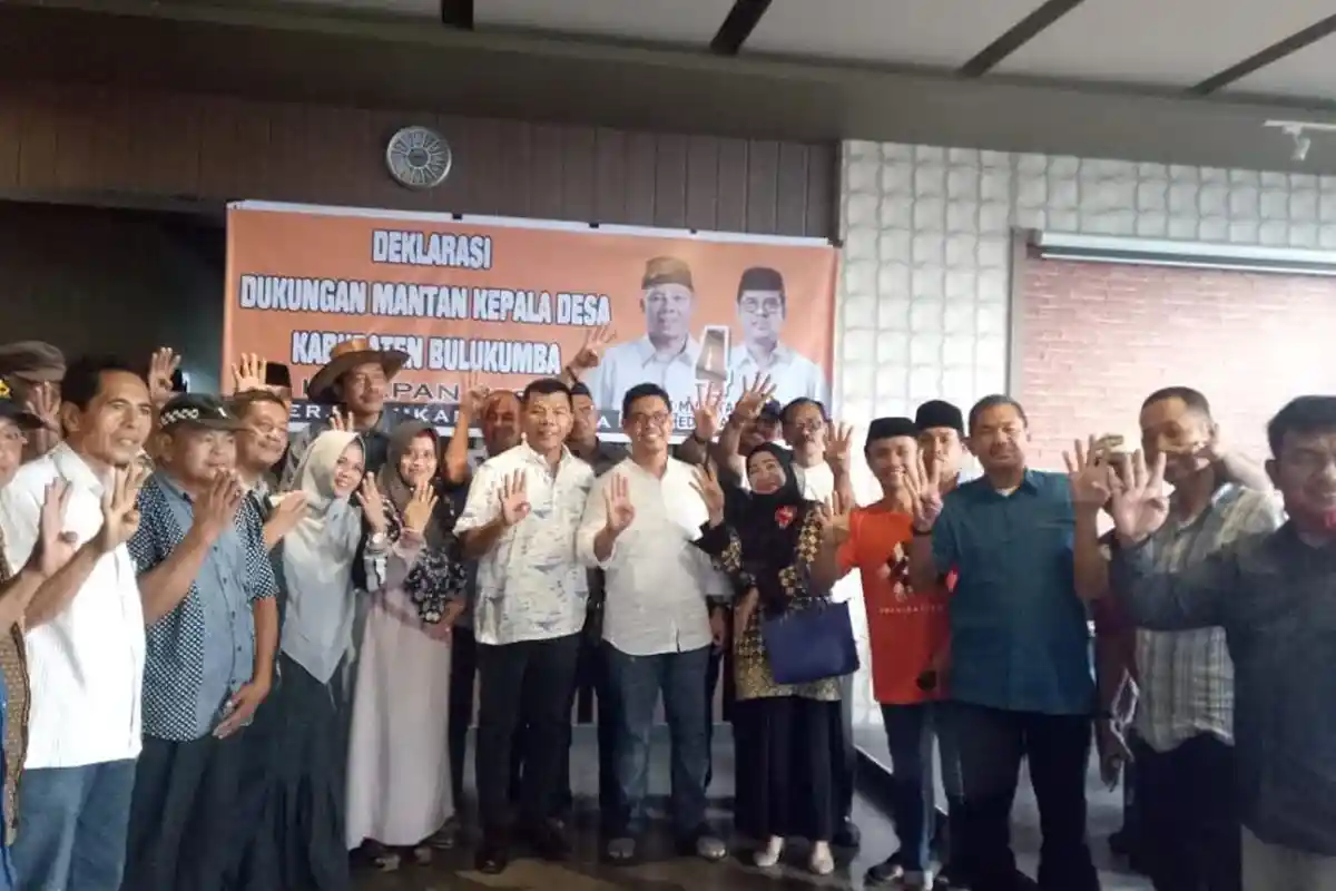 Mantan Kades di Bulukumba Nyatakan Sikap Dukung Andi Utta-Edy Manaf di Pilkada