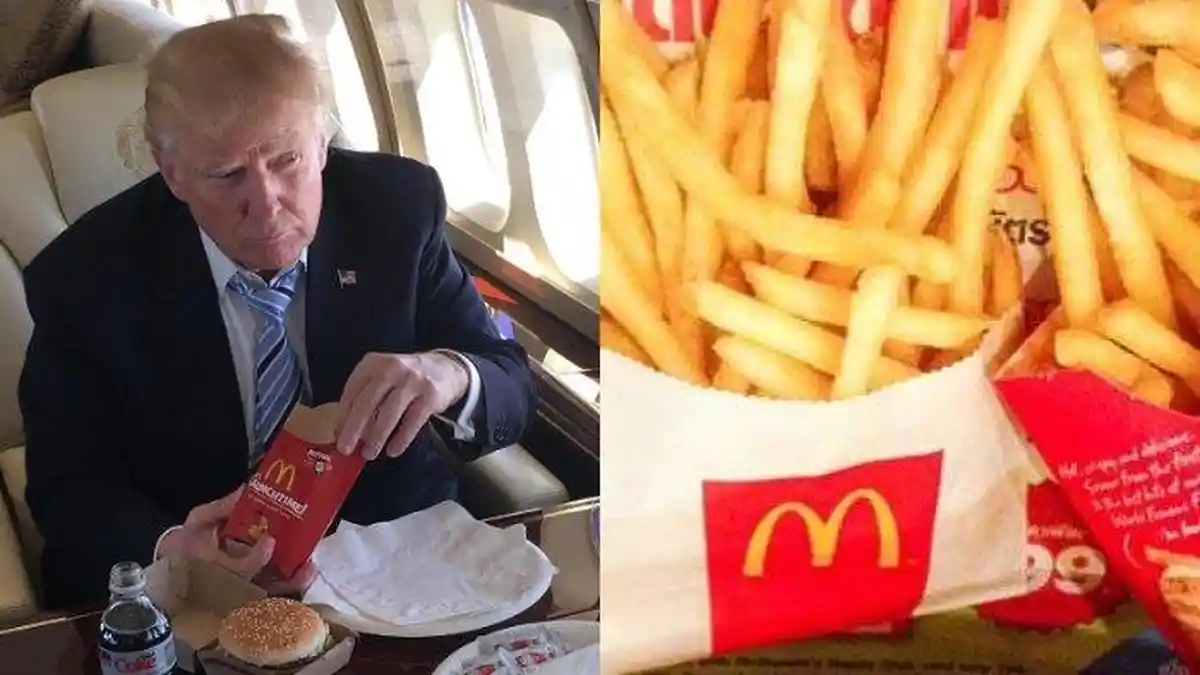 Donald Trump Klaim Makan Kentang Goreng McDonald's Bisa Atasi Kebotakan