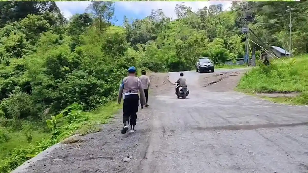 IBTK 2026, Jalur Daya–Pempatan Rusak Berat, Umat Menuju Besakih Diminta Waspada