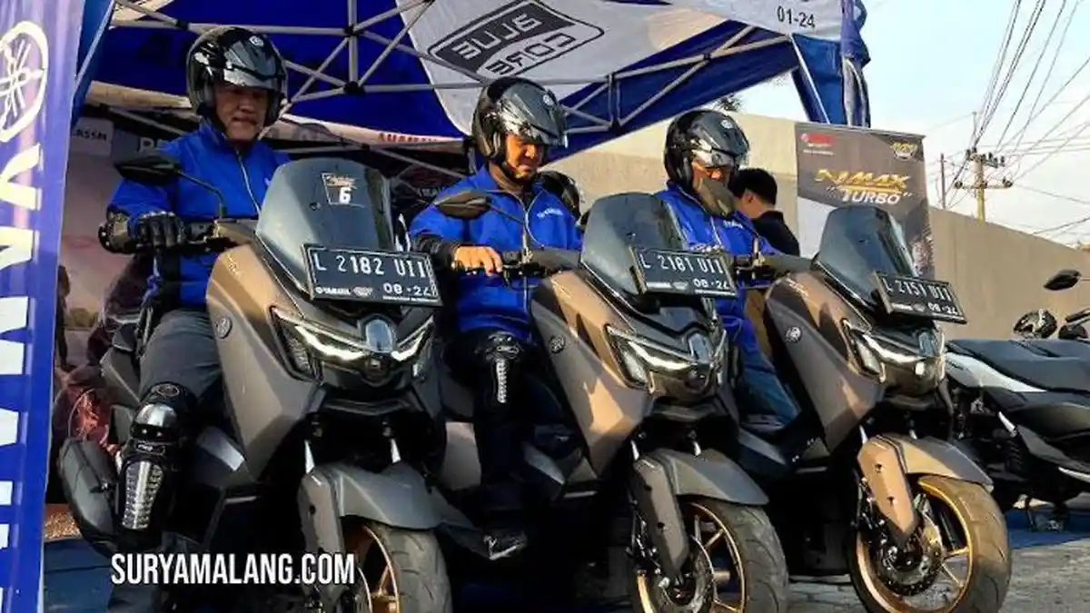 Surya Timur Sakti Jatim Ajak Pecinta Otomotif Test Ride Yamaha Nmax Turbo di Malang