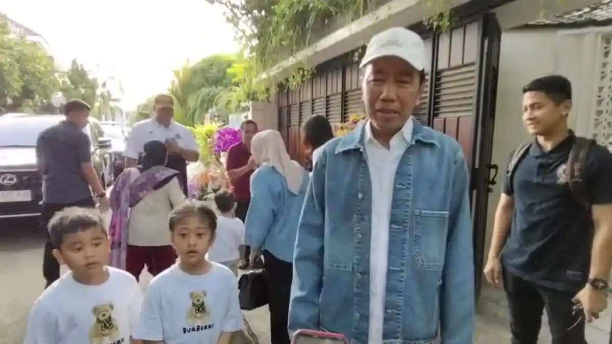 Momen Jokowi Pergi Bersama Keluarga, Kondisi Kesehatan Membaik