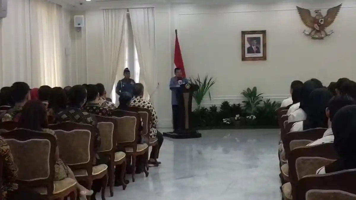 74 Peserta Kirab Pemuda 2018 Diterima Wapres Jusuf Kalla
