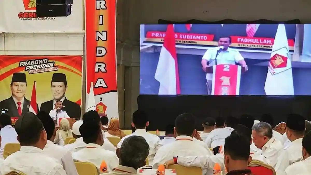 Di Acara Rakorda, Prabowo Minta Anggota Dewan Gerindra Kawal Keistimewaan Aceh