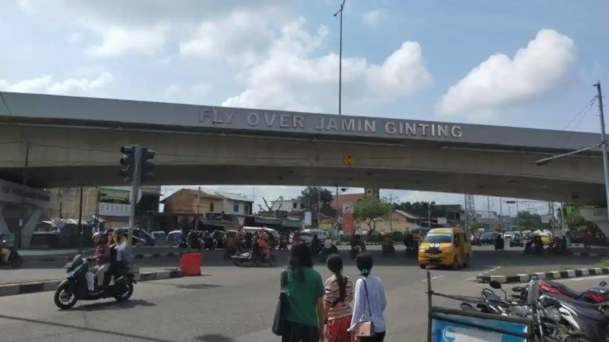 Seorang Anggota Polisi Berpangkat Bripda Lompat dari Fly Over Jamin Ginting, Begini Kondisinya