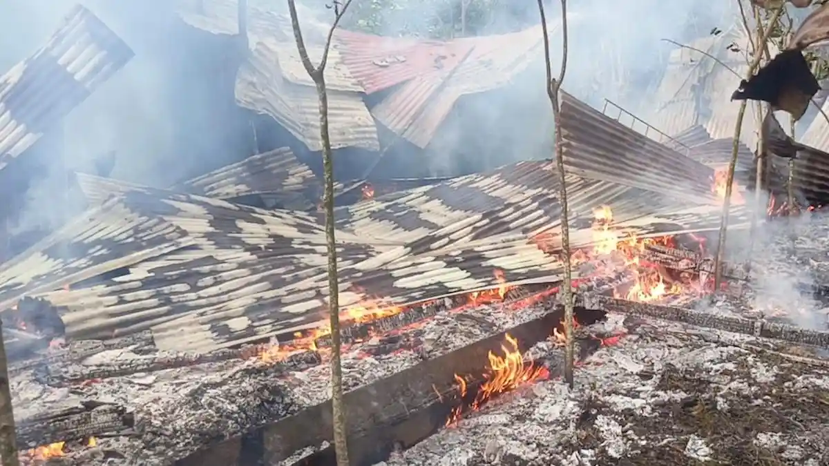 Rumah Pria Duda Empat Anak di Aceh Utara Terbakar Saat Sedang Tertidur Lelap - Serambinews.com