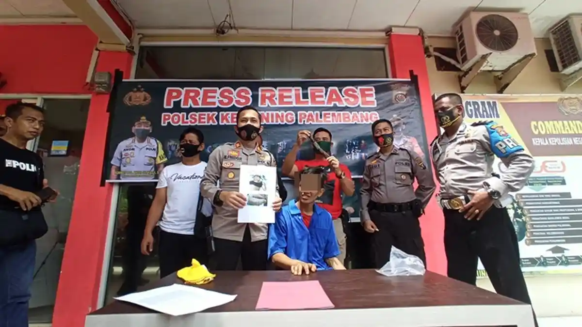 Gunakan Pisau Beracun, Ini Identitas dan Wajah Pembunuh Seorang Warga Aryo Kemuning Palembang