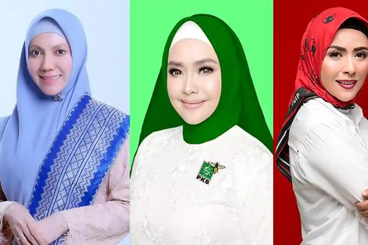3 Caleg Cantik Raih Suara Tertinggi Sementara di Pileg DPR RI Dapil Riau 1