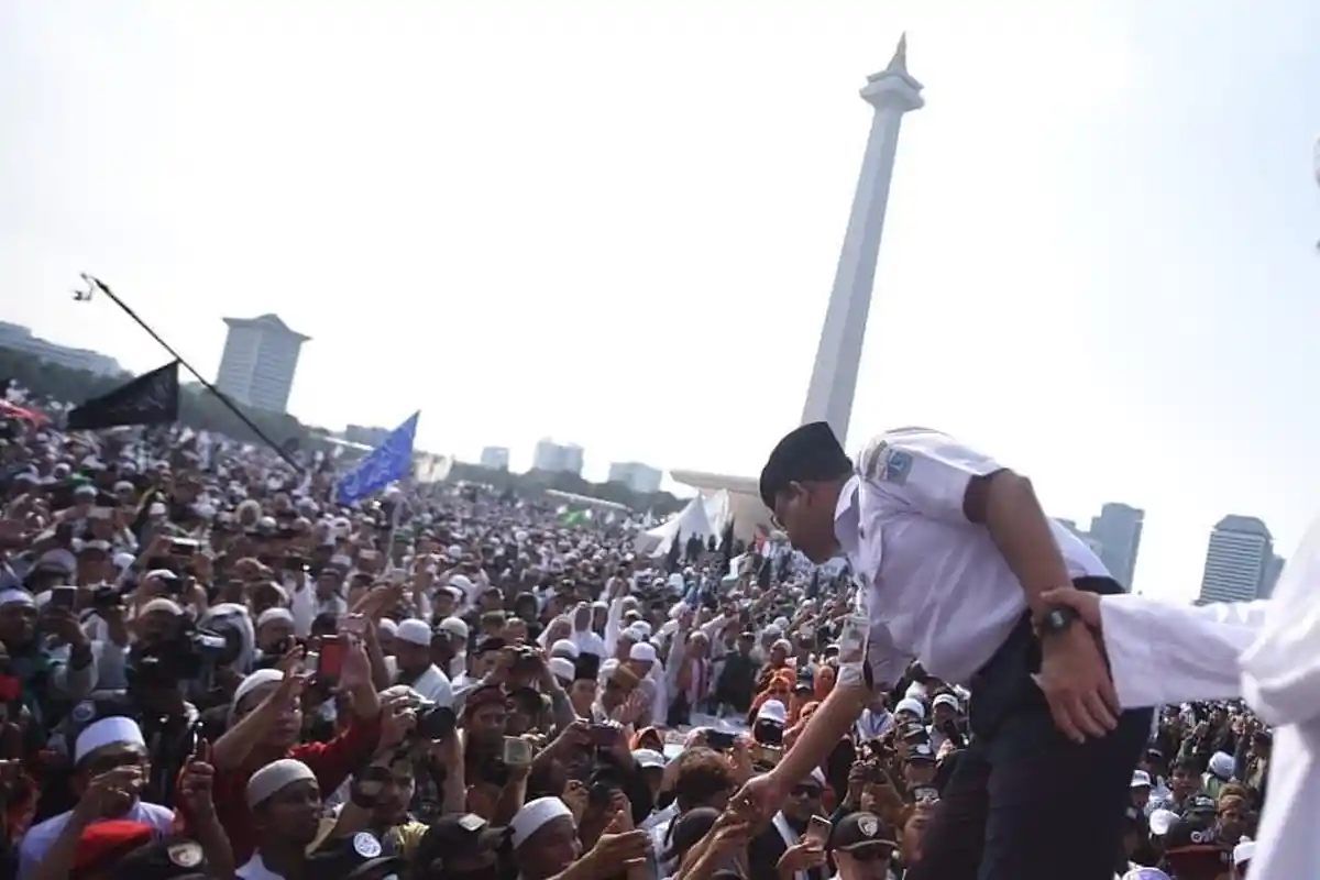 Pidato Lengkap Anies Baswedan di Reuni 212, Sampaikan Pesan Jangan Anggap Remeh Proses Politik