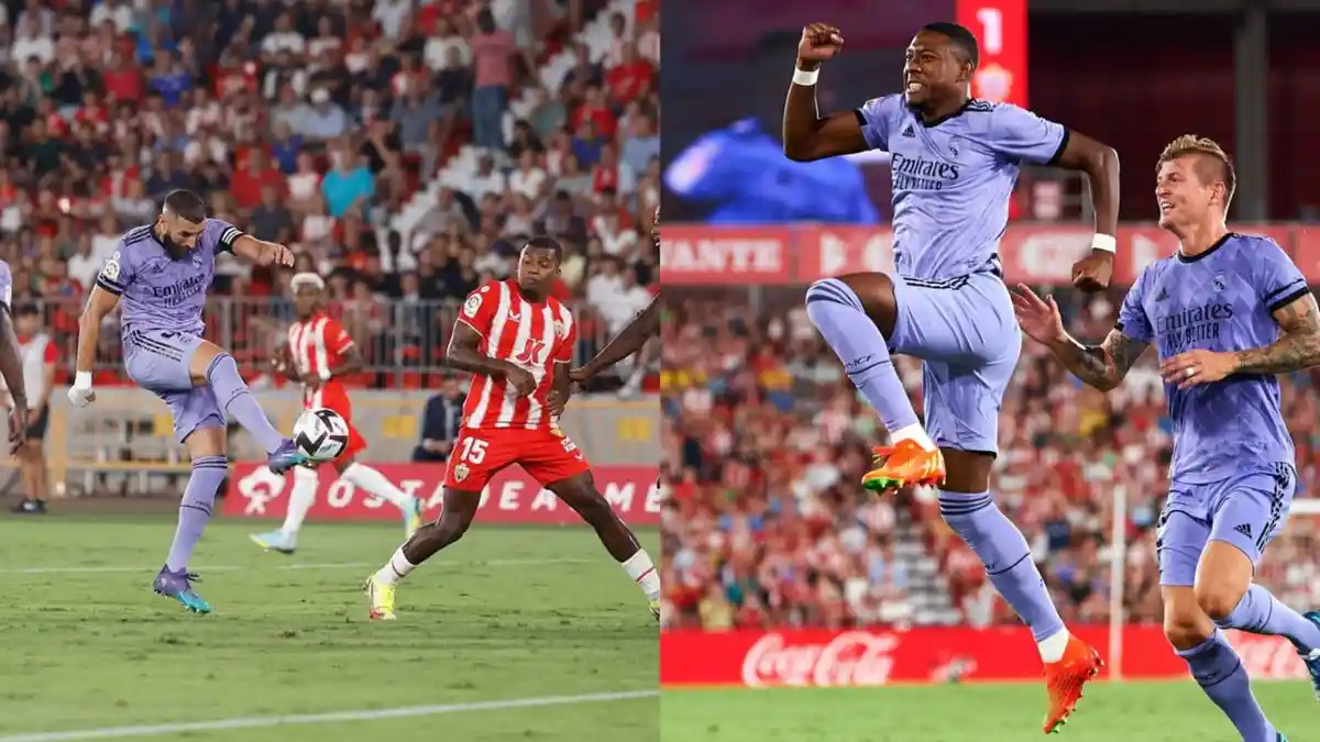 Rapor Pemain Starter Real Madrid vs Almeria La Liga 2022/23, Benzema Kurang Beruntung