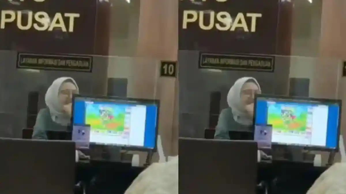 Keciduk! Petugas Loket PTSP PN Jakpus Diduga Main Game di Jam Kerja, Ini Respons Jubir Pengadilan