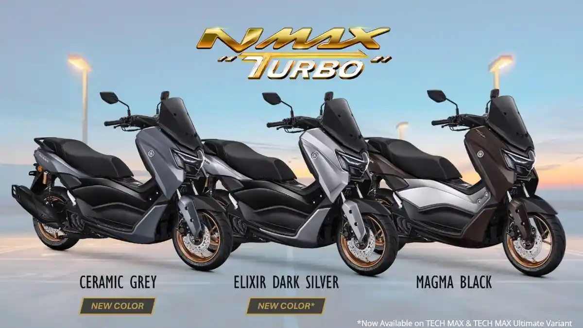 Yamaha Luncurkan Warna Baru NMAX Turbo dan NMAX NEO, Makin Elegan!