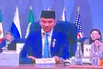 Pidato Perdana di KTT G20, Gibran Sampaikan Salam dari Presiden Prabowo