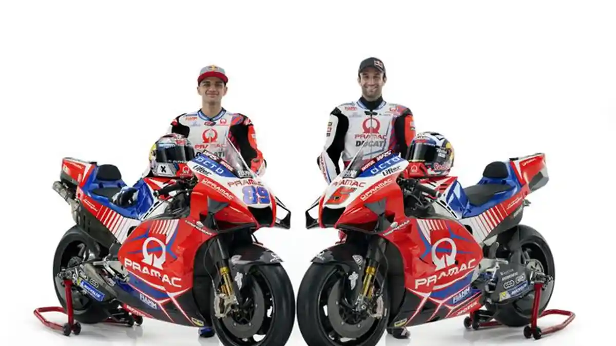UPDATE Jelang MotoGP 2021, Profil Motor dan Pembalap Tim Pramac Racing Ducati Musim 2021