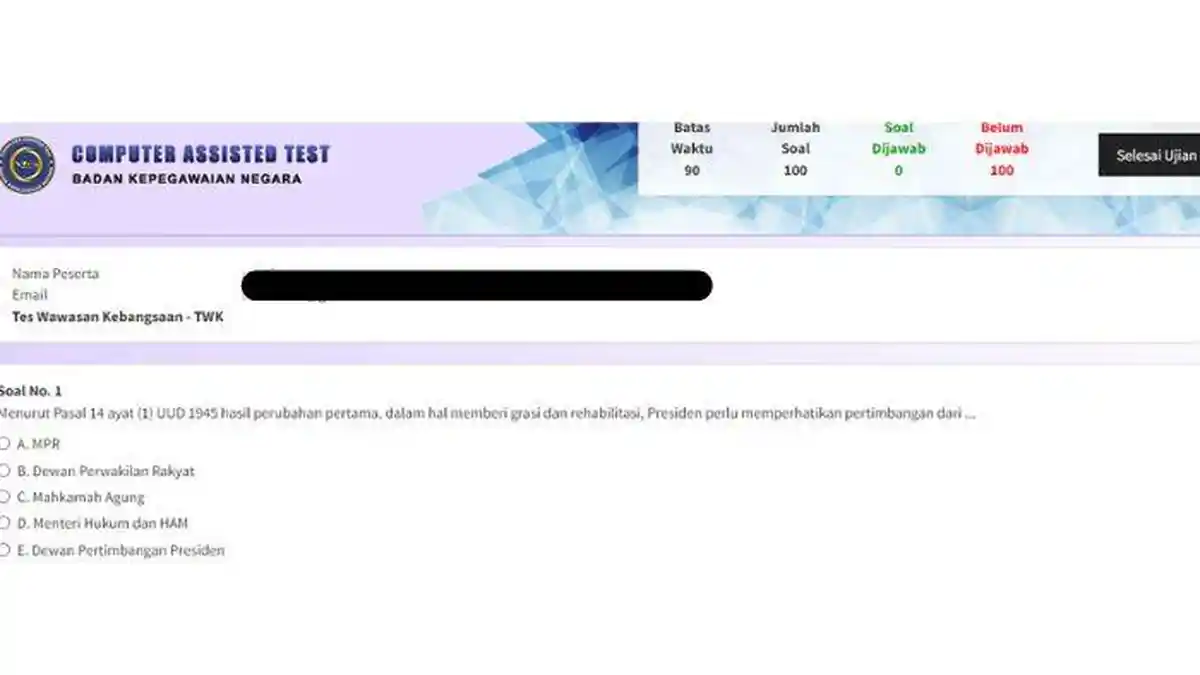 Link Simulasi CAT BKN CPNS 2024, Latihan Soal SKD Gratis, Begini Cara Mengaksesnya