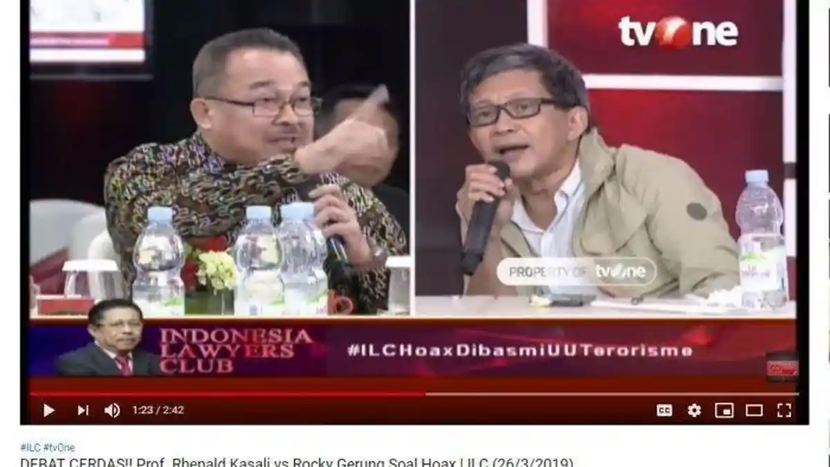 Rocky Gerung 'Oh Anda Lulusan Manipulasi'? Siapa Profesor UI Yang Dimaksudnya?