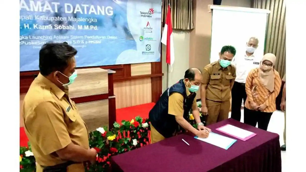 Mempercepat dan Mempermudah Layanan Kesehatan, Dinkes Majalengka Luncurkan E-Puskesmas Raharja