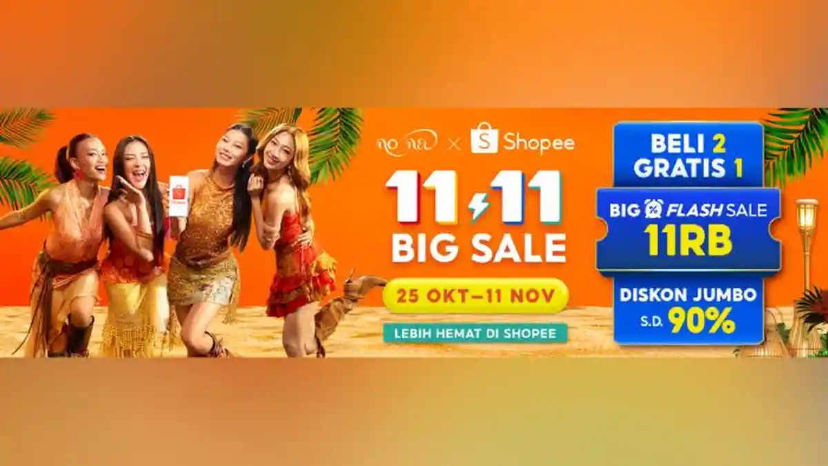 Geliat Belanja Akhir Tahun di Pesta Diskon Shopee 11.11