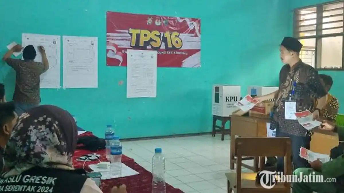 Hasil Real Count TPS Pilkada Gresik 2024: Kotak Kosong Raih 104 Suara di Tempat Gus Yani Mencoblos