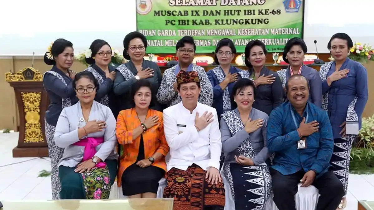 Hadiri Muscab dan HUT IBI, Suwirta Harap Dukungan Bidan Dalam Memberikan Pelayanan ke Masyarakat