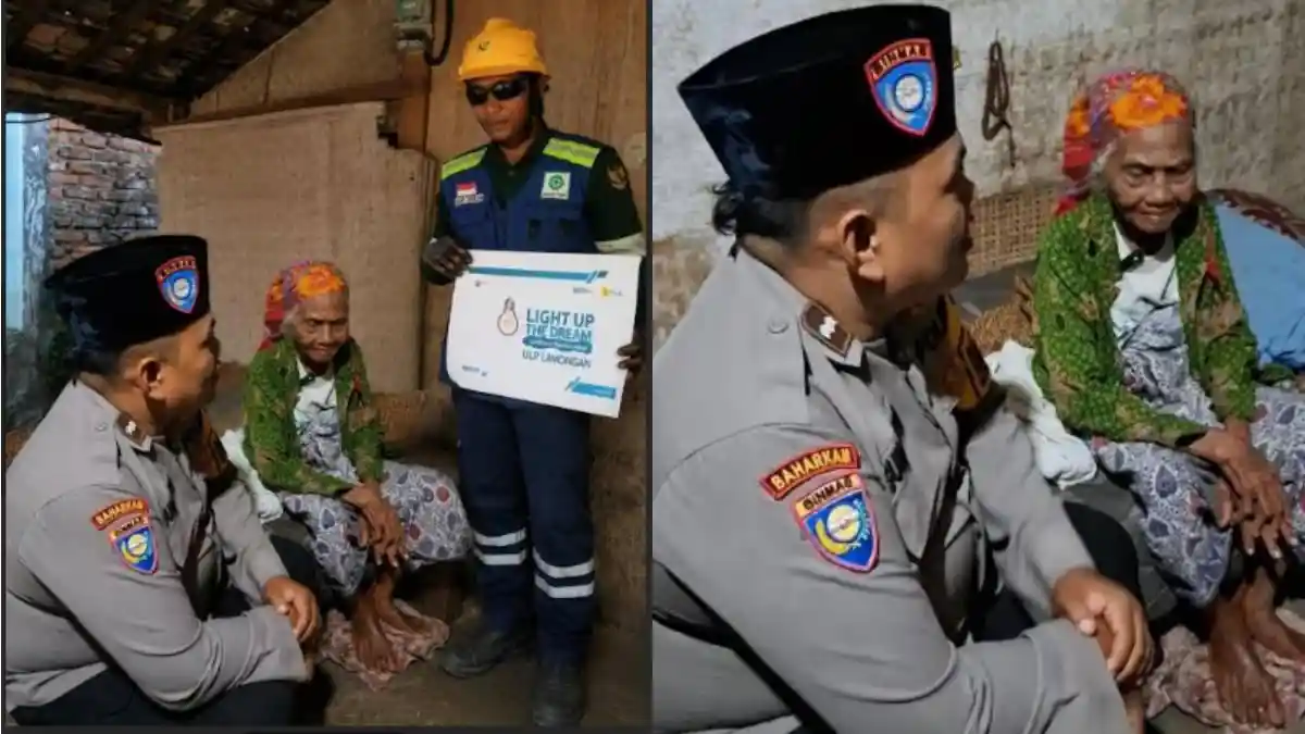 Cerita Mbah Ranti Asal Lamongan yang Mendapat Bantuan Listrik Gratis - Surya.co.id