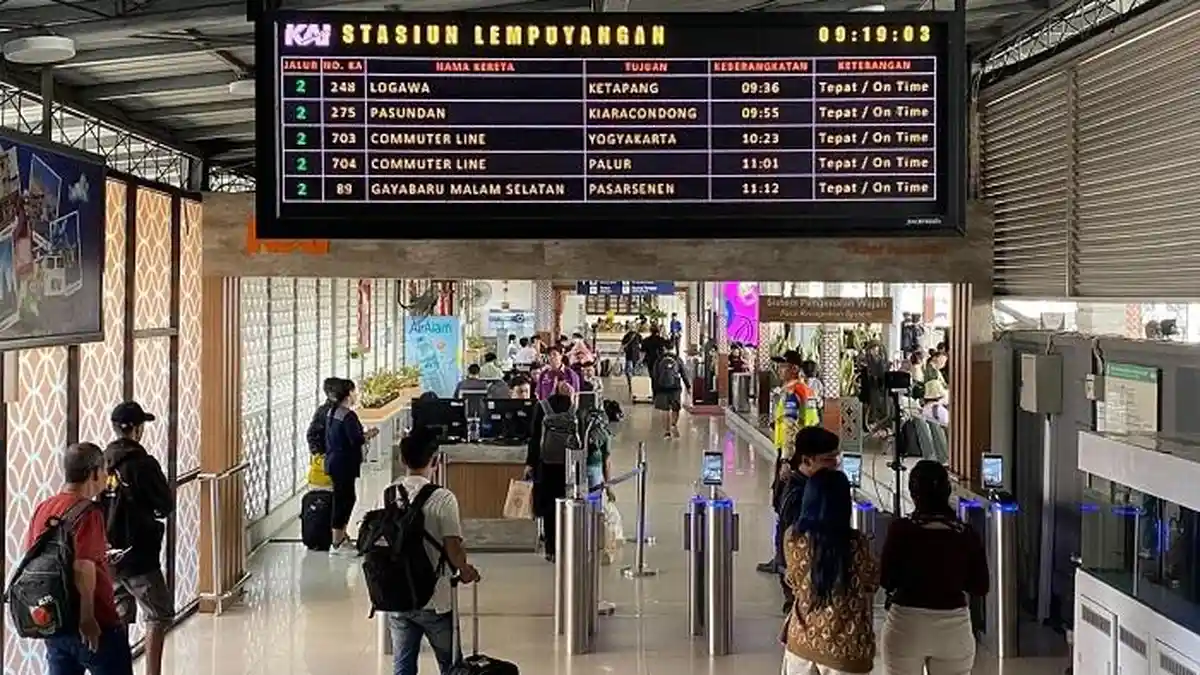 Hingga Mei 2025, Volume Penumpang Stasiun Lempuyangan Tembus 1,7 Juta