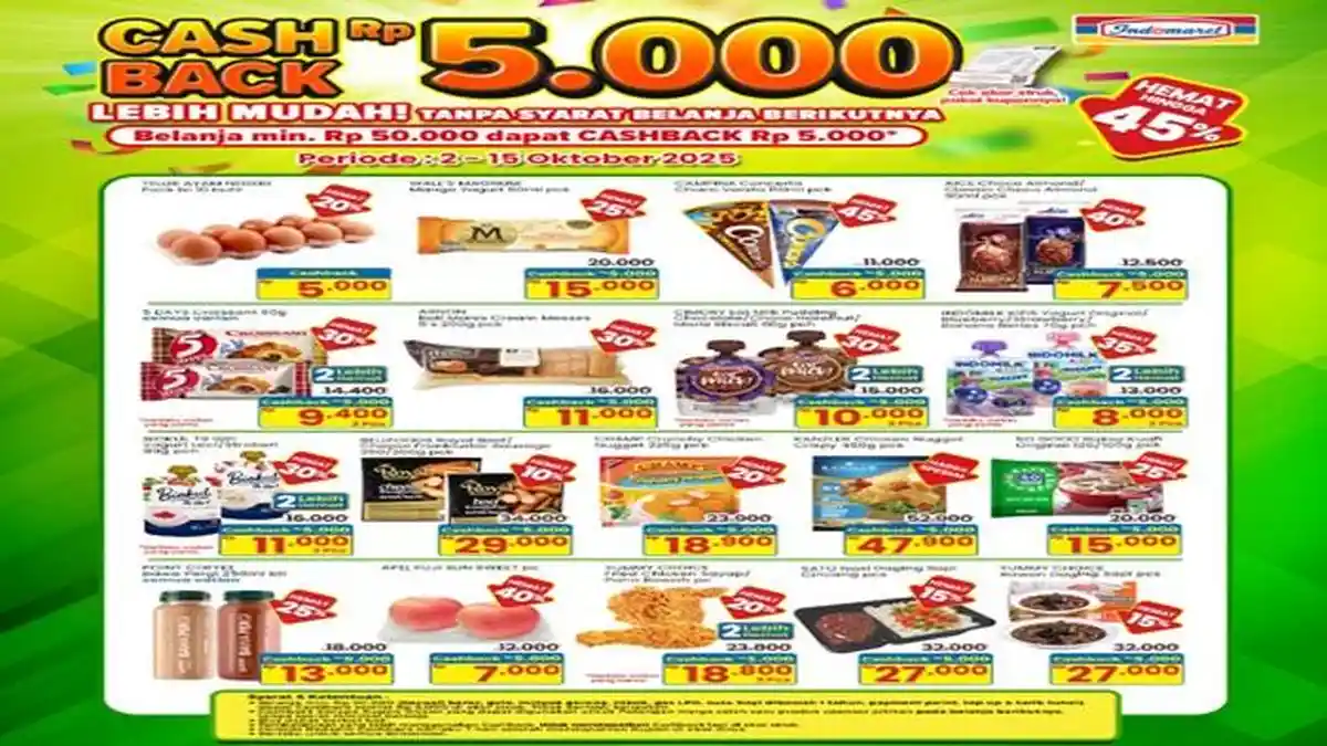 Promo Indomaret Hari Ini, Cimory Beli 2 Lebih Hemat,Wall's Magnum Rp 15.000
