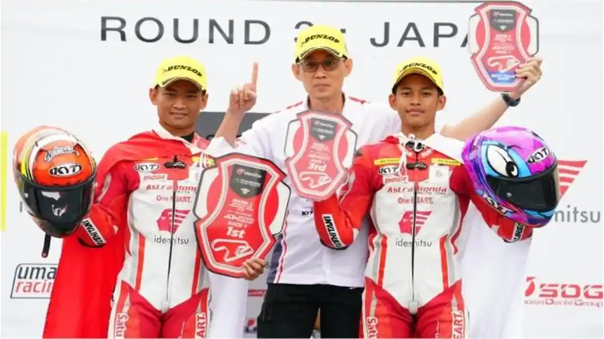 Dominasi Podium AP250, Bendera Merah Putih Berkibar di Balapan Asia