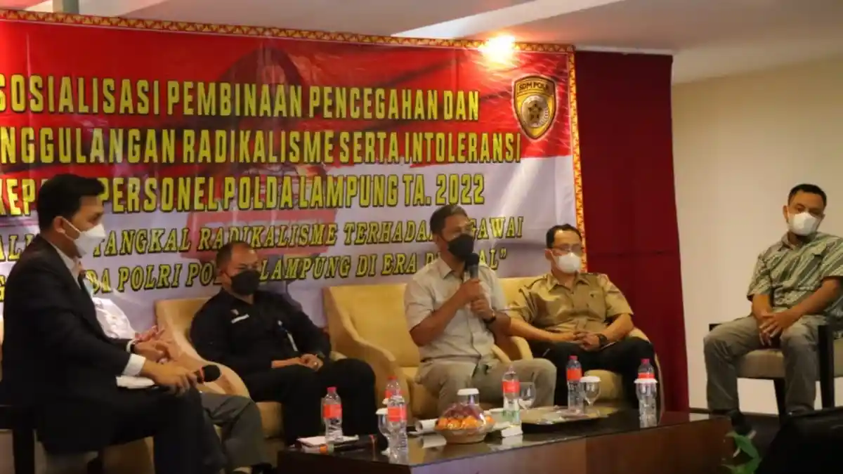 Polda Lampung Gelar Sosialisasi Pencegahan Radikalisme