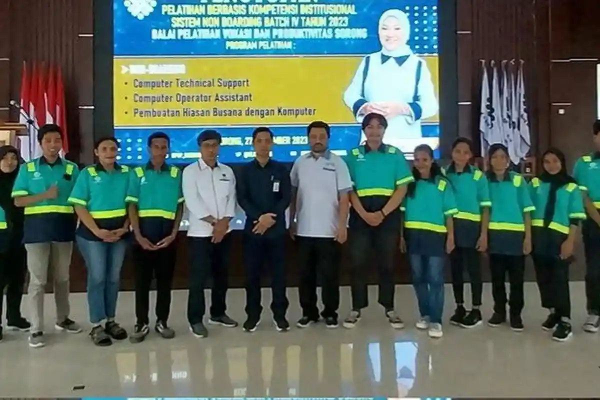 BPVP Sorong Tutup Pelatihan Batch IV, Lanjut Selenggarakan Pelatihan Berbasis Kompetensi Batch V