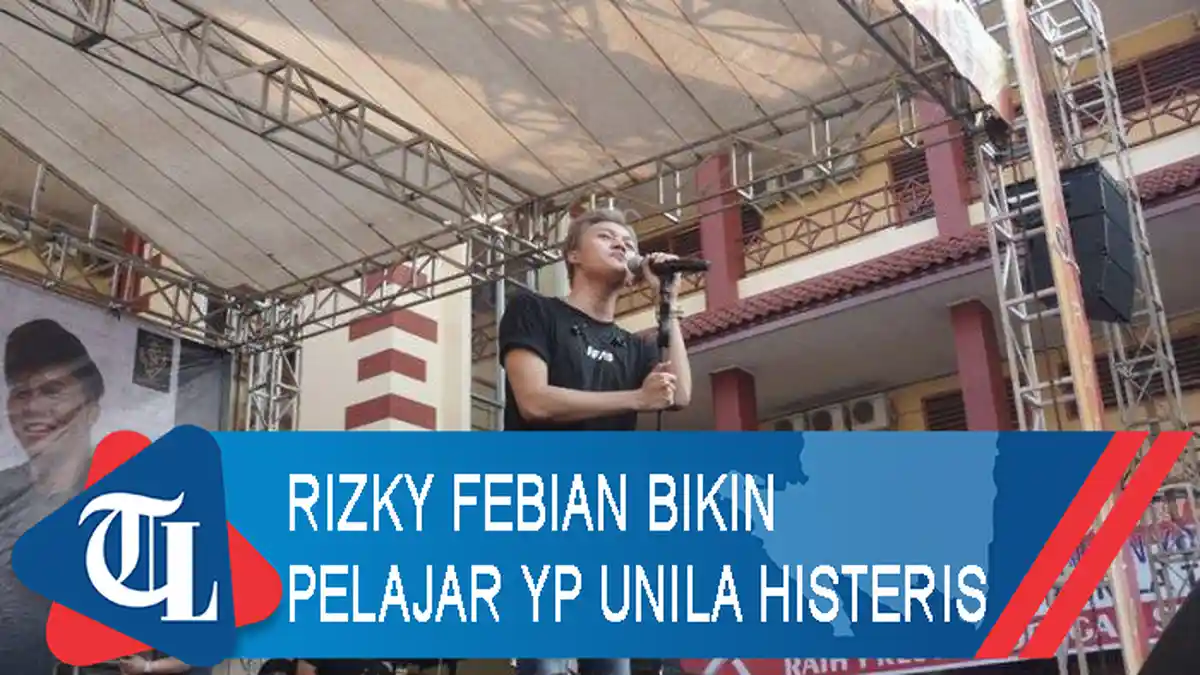 Rizky Febian Bikin Pelajar SMA YP Unila Histeris