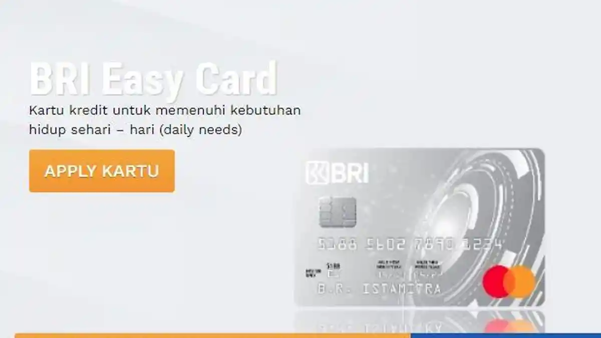 Cara dan Syarat Membuat Kartu Kredit BRI Easy Card via Aplikasi BRImo di Ponsel