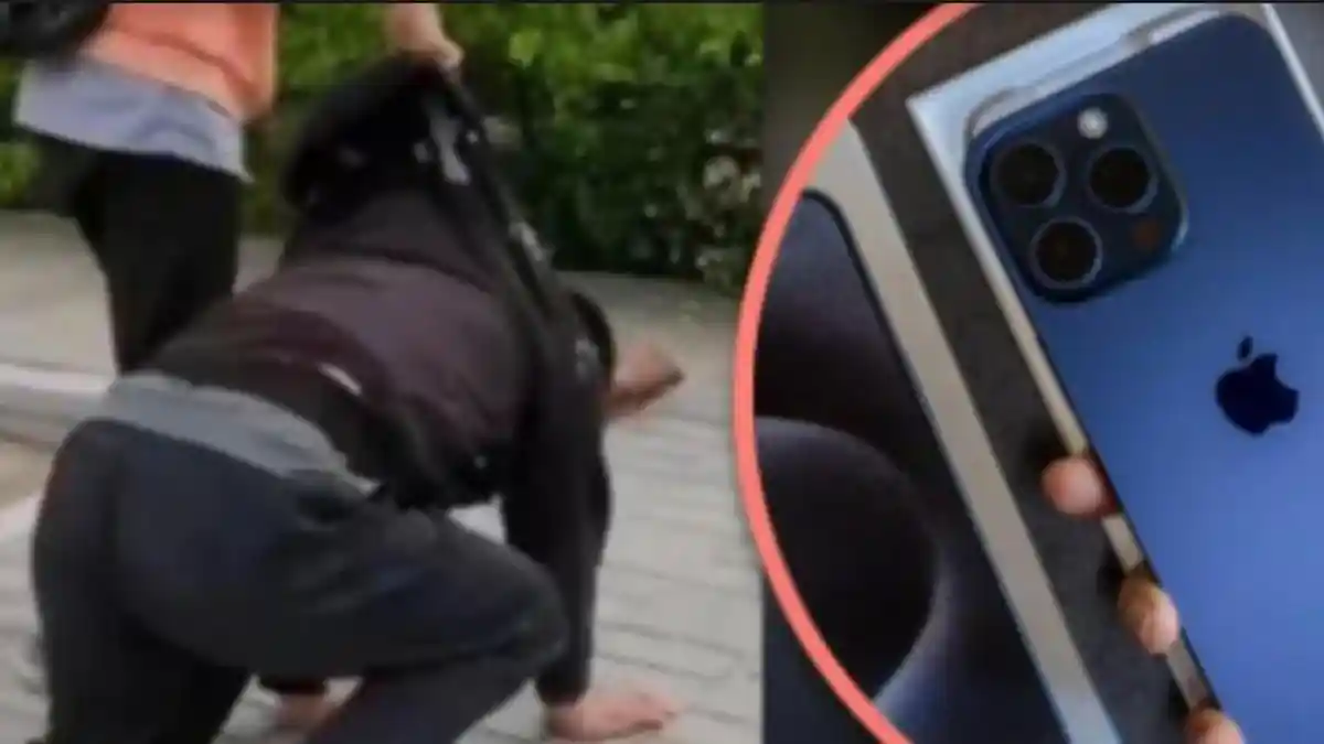 Putrinya Ngamuk karena Tak Dibelikan iPhone, Sang Ayah Meminta Maaf hingga Berlutut di Tempat Umum