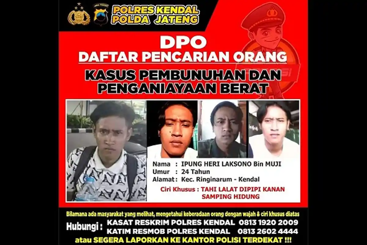 Pelaku Penusukan Ibu dan Anak di Klepu Kendal Ditembak Mati Polisi, Sempat Rebut Senjata Api Petugas