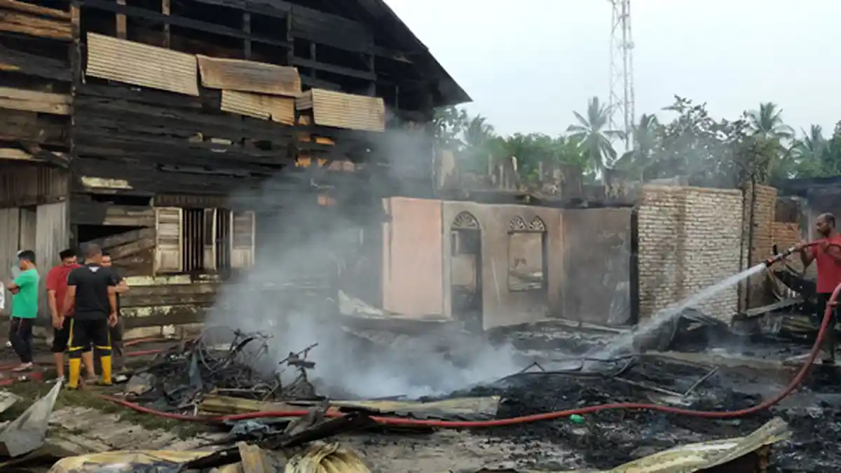 Selain Delapan Ruko, Dua Rumah Warga juga Terbakar di Aceh Timur, Ini Nama Korban Pemiliknya