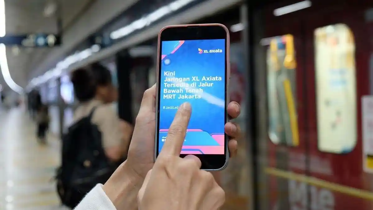 Sinyal 4G XL Axiata Kini Nyambung Terus di Sepanjang Jalur MRT Jakarta