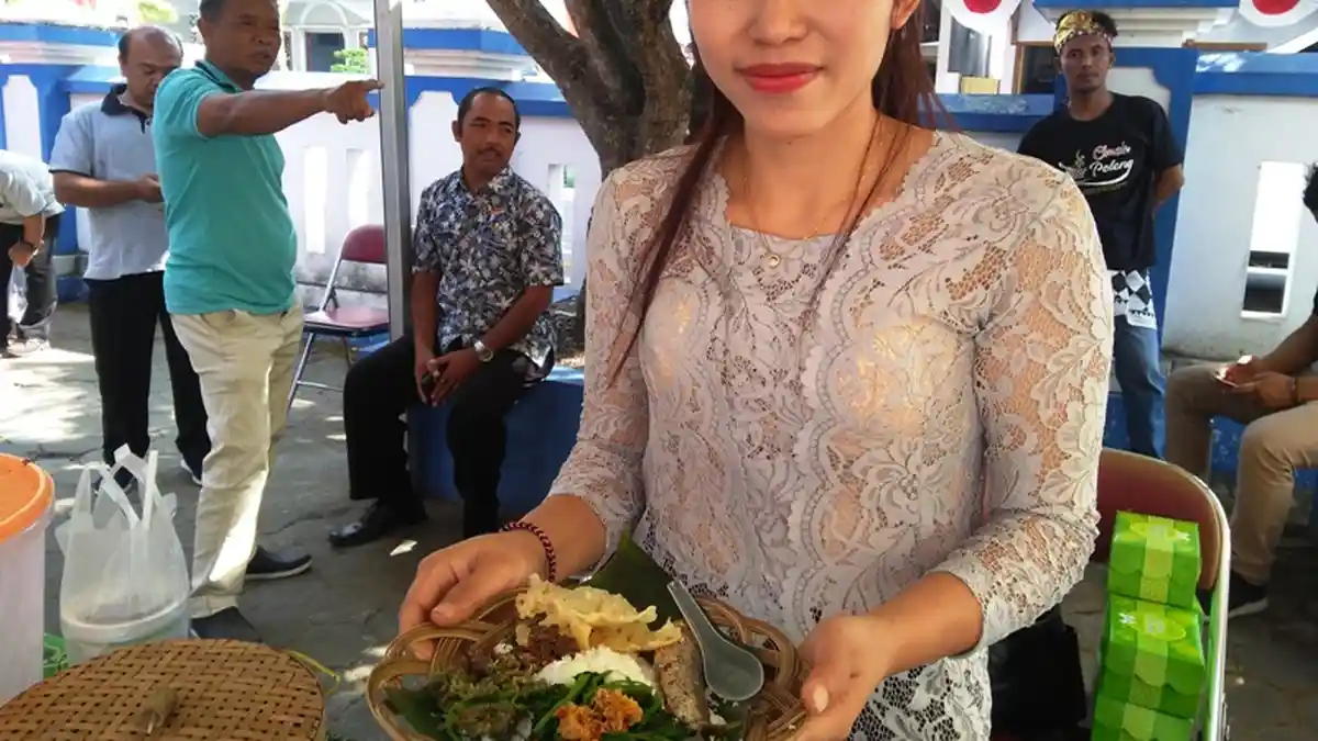 Menyantap Sego Brabuk di Kawasan Wisata Candi Centho Karanganyar, Ada Beragam Olahan