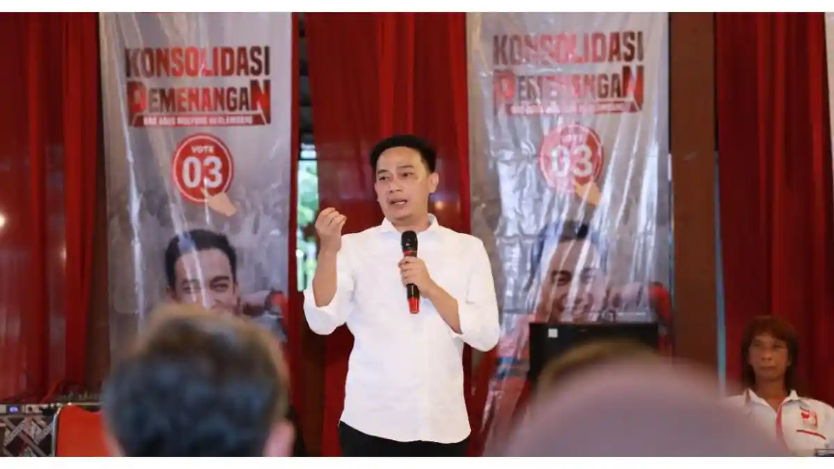 Jadi Rival Kaesang, Agus Mulyono Ajak Kader PSI Manfaatkan Momentum Pemilu Raya