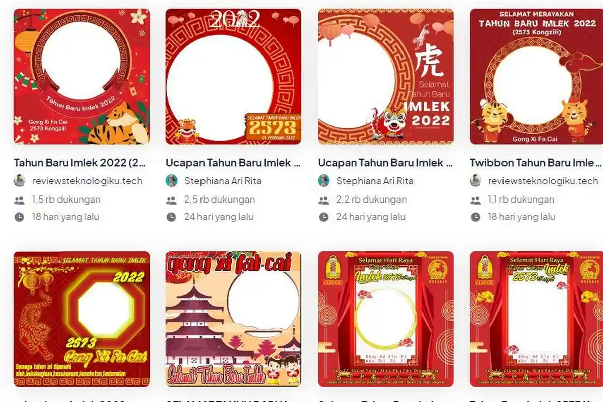 LINK Twibbon Tahun Baru Imlek 2022, Berikut Cara Membuat dan Membagikannya ke Media Sosial