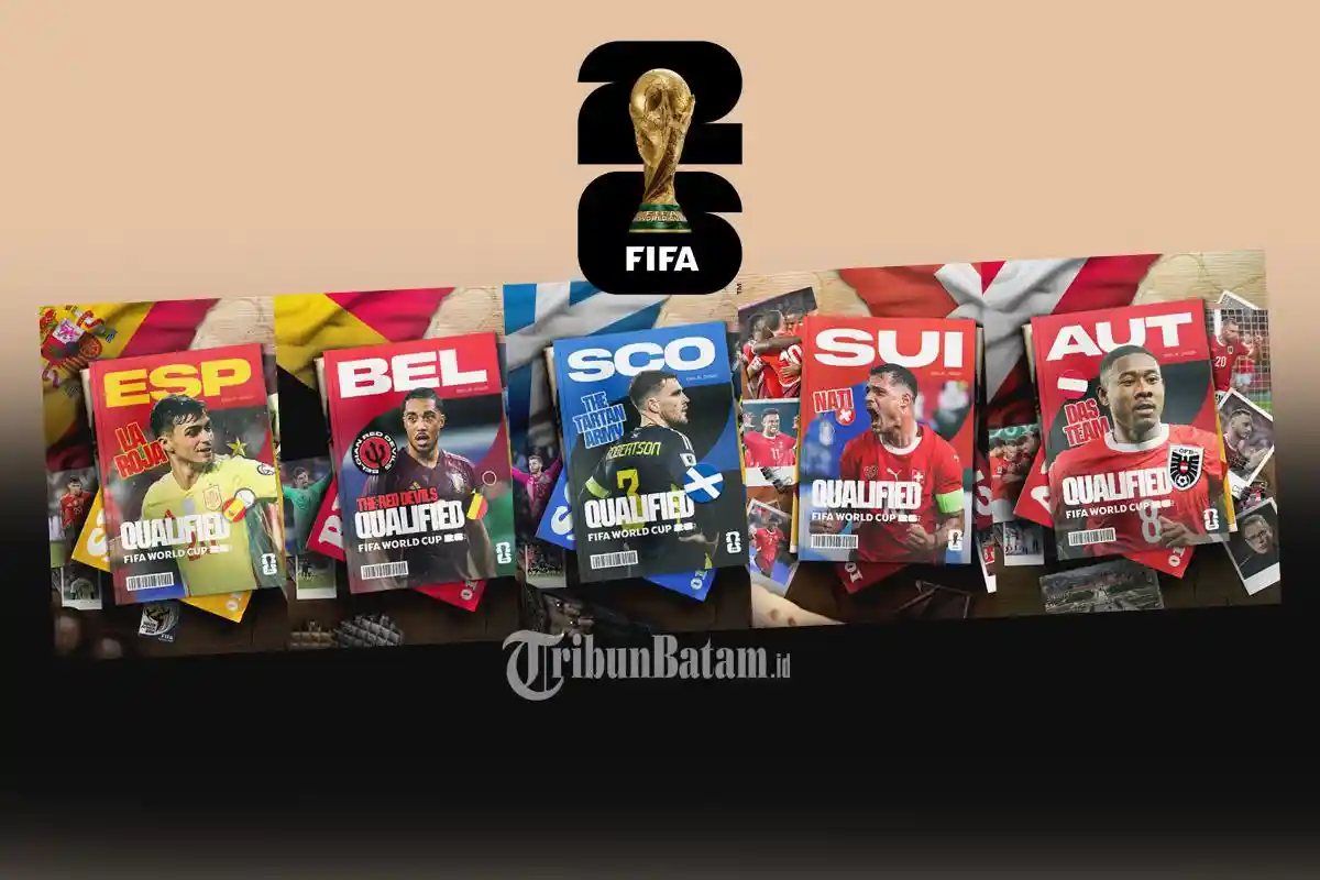 Klasemen Akhir Kualifikasi Piala Dunia 2026 Zona Eropa, Spanyol, Austria, Belgia, Swiss Lolos