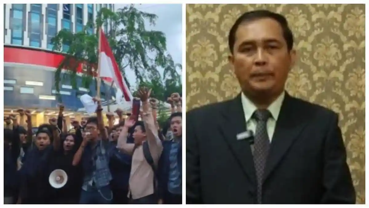 SOSOK Richard Napitupulu Rektor Nommensen Diteriaki Mahasiwa Diduga Bareng DPRD Saat Mahasiswa Demo