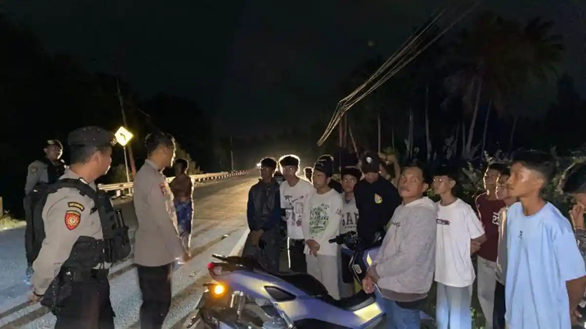 Lomba Lari Dini Hari di Desa Towale Donggala Dibubarkan Polisi
