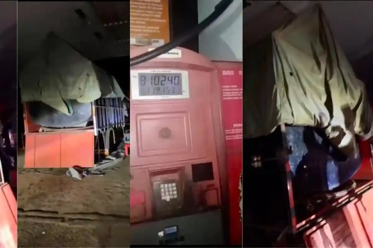 Awalnya Warga Curiga Lihat Truk Parkir di SPBU yang Tutup, Ternyata Diam-diam Isi Solar ke Tangki