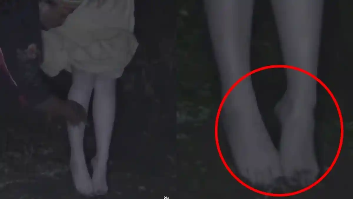 VIRAL Video Pembuktian Kaki Kuntilanak Tak Menapak Tanah, Ada yang Salfok Kakinya Berkutek & Glowing