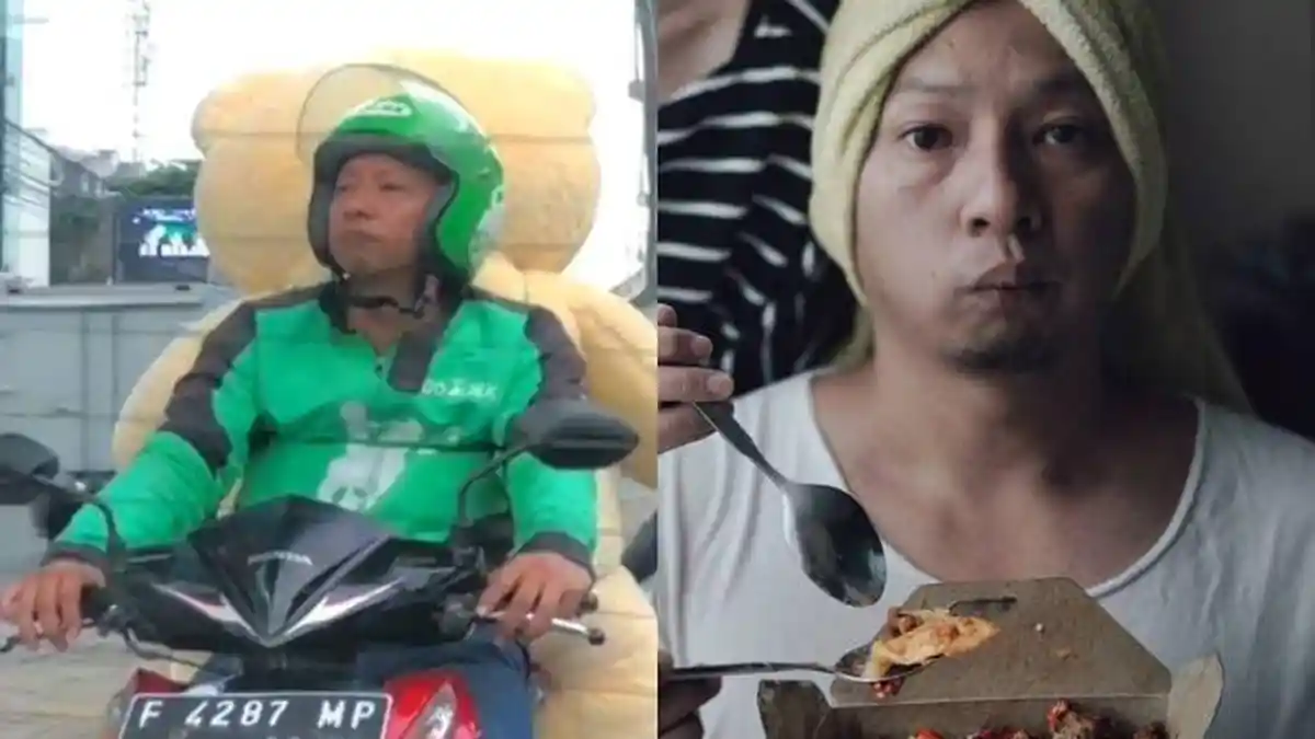 Tambah Penghasilan untuk Belikan Anak Mainan, Ringgo Agus Kepergok Jadi Driver Ojol