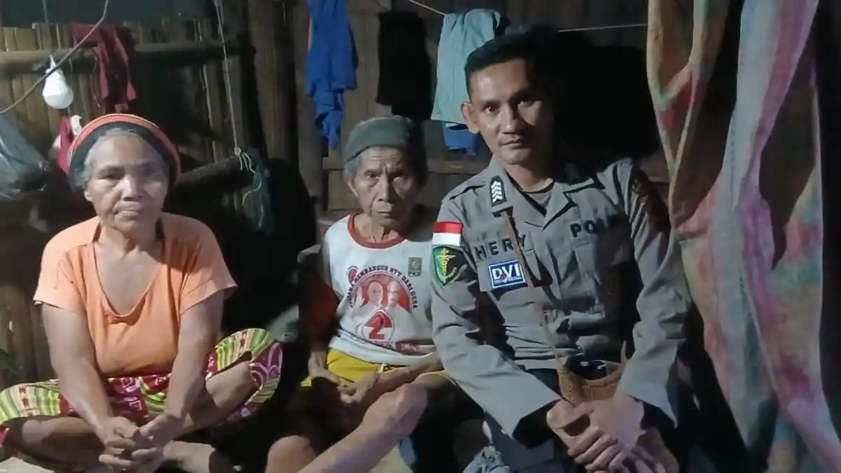 Bripka Herybertus Tena Berdampak Nyata di Wilayah 3T di Manggarai Timur