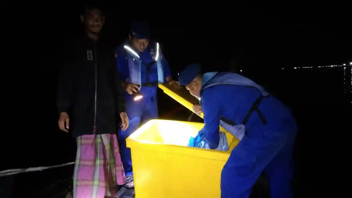 Sat Polairud Polres Tanjungbalai Galakkan Patroli Pantau Keluar Masuk Kapal melalui Perairan