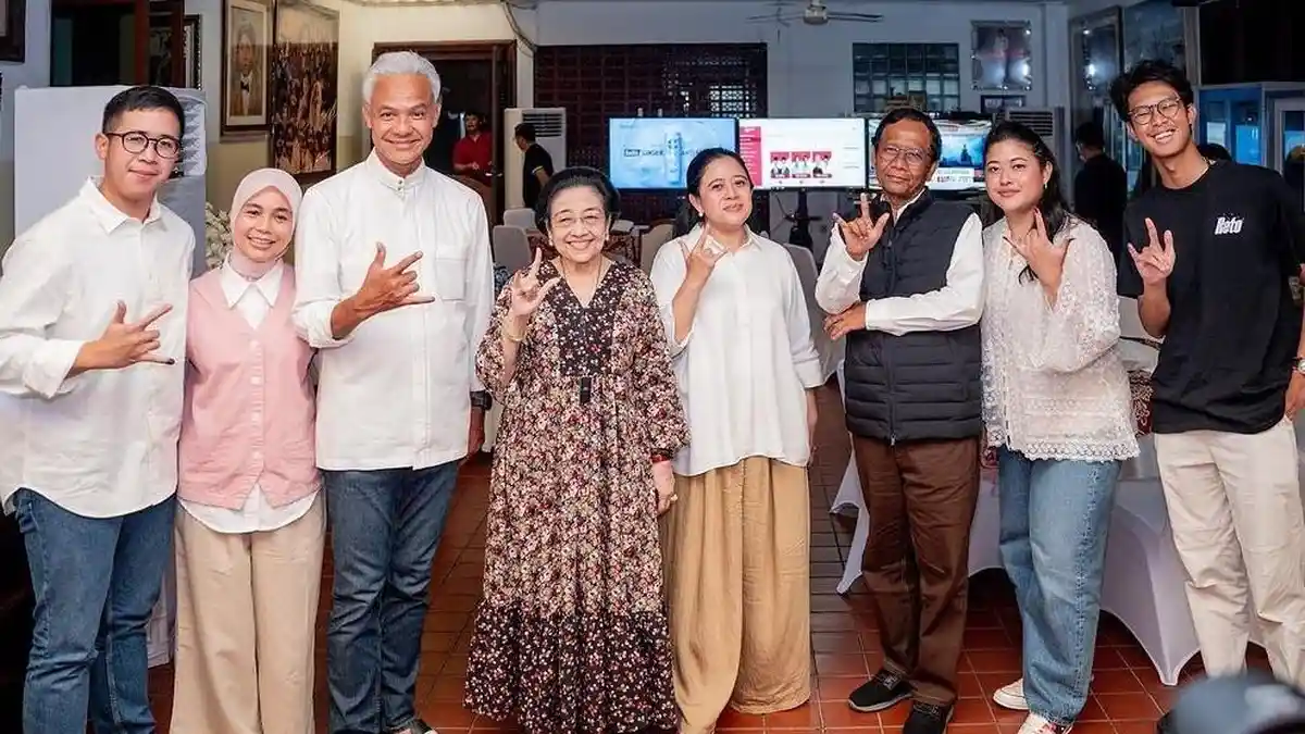 Megawati Kumpulkan Ganjar-Mahfud di Teuku Umar, Anies-Cak Imin Menghadap Jusuf Kalla